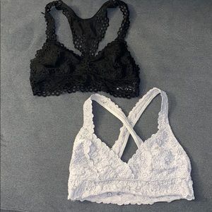 Aerie lace bralettes.